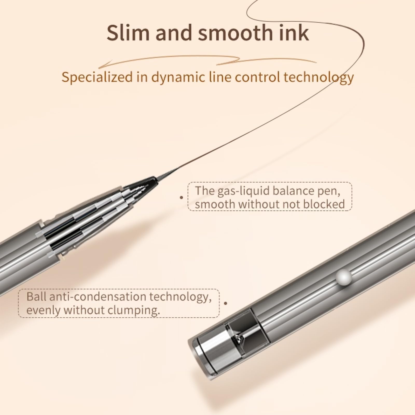 JUDYDOLL Ultra-Fine Eyeliner delivers long wear up to eight hours without smudging.
