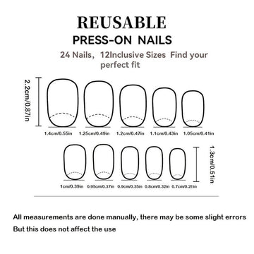 Uñas JUGGSSA Oval aplicación fácil para cualquier ocasión.