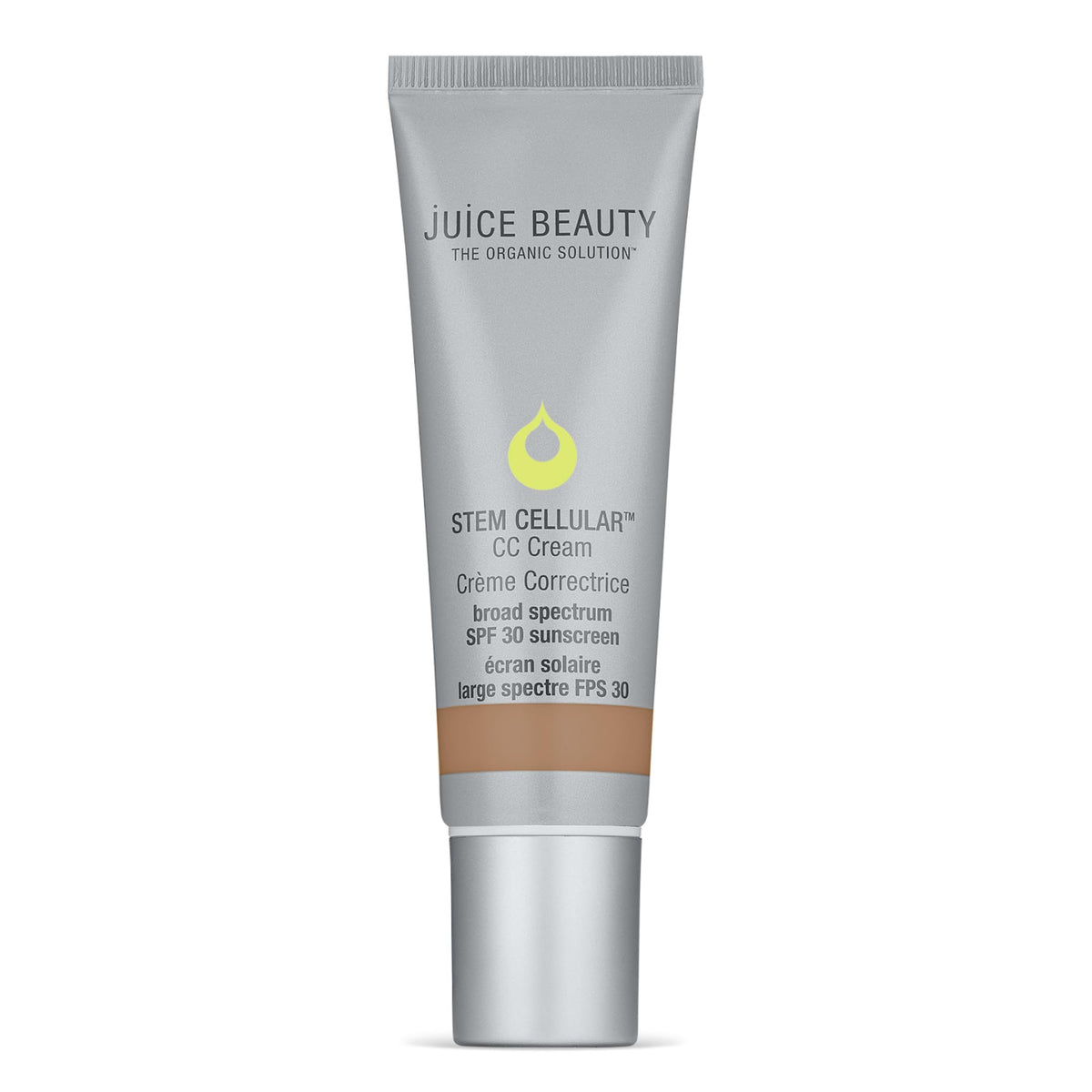 Juice Beauty Stem Cellular CC Cream SPF 30 Warm Glow envase, uso cómodo y tono uniforme