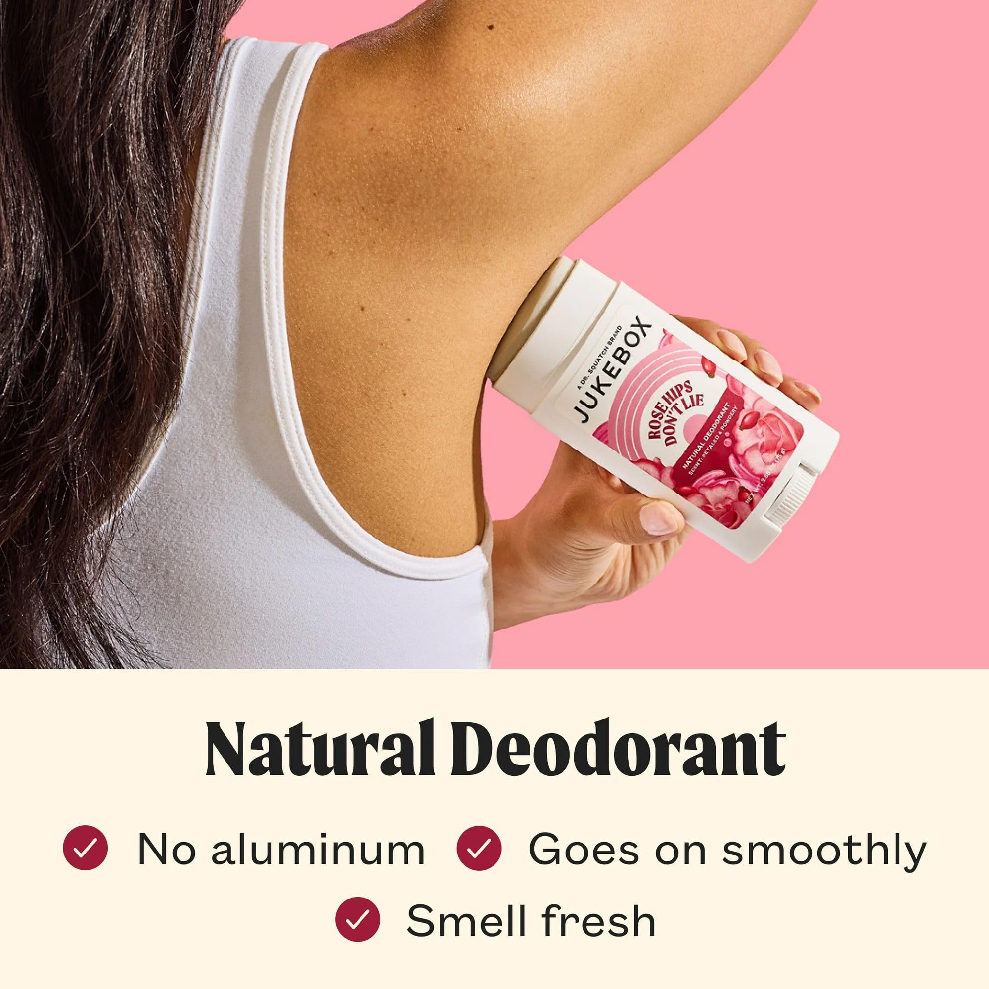 JUKEBOX desodorante natural para mujeres, aroma limon, frescura cítrica.