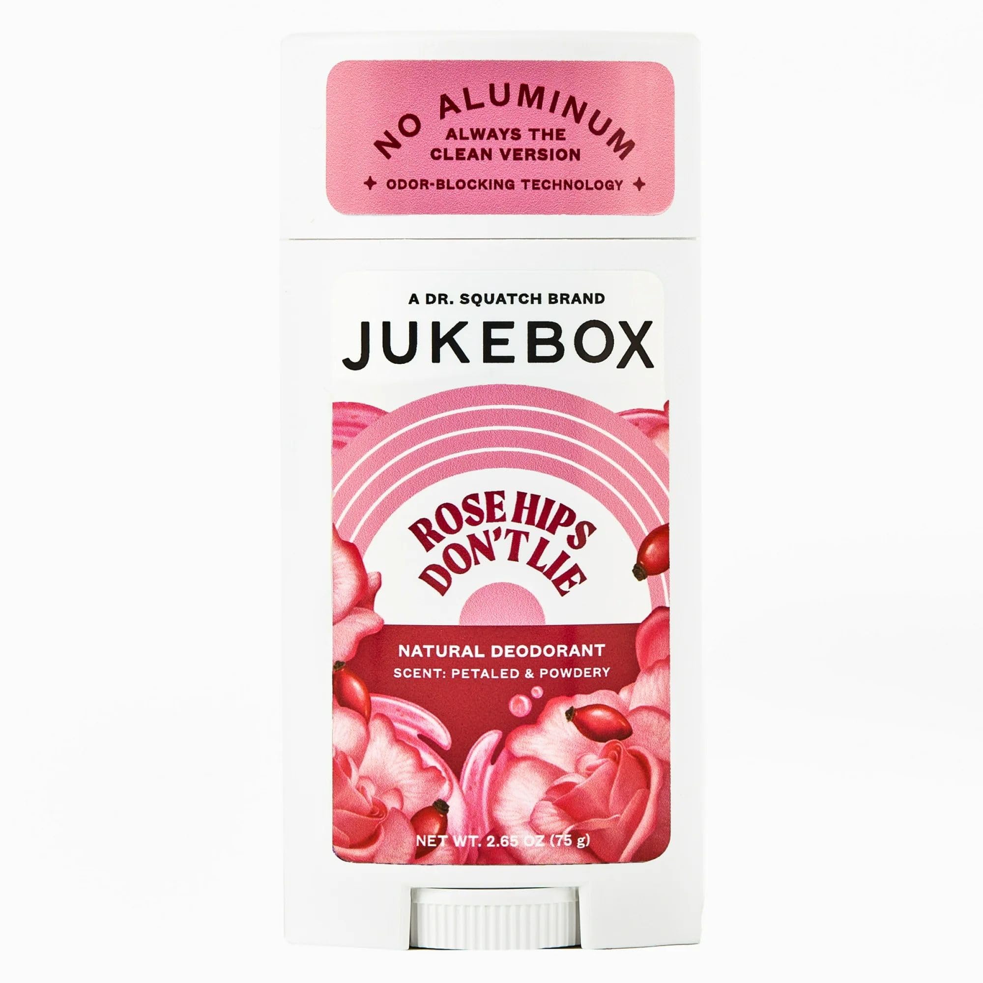 JUKEBOX desodorante natural para mujeres, aroma rosas, frescura duradera.