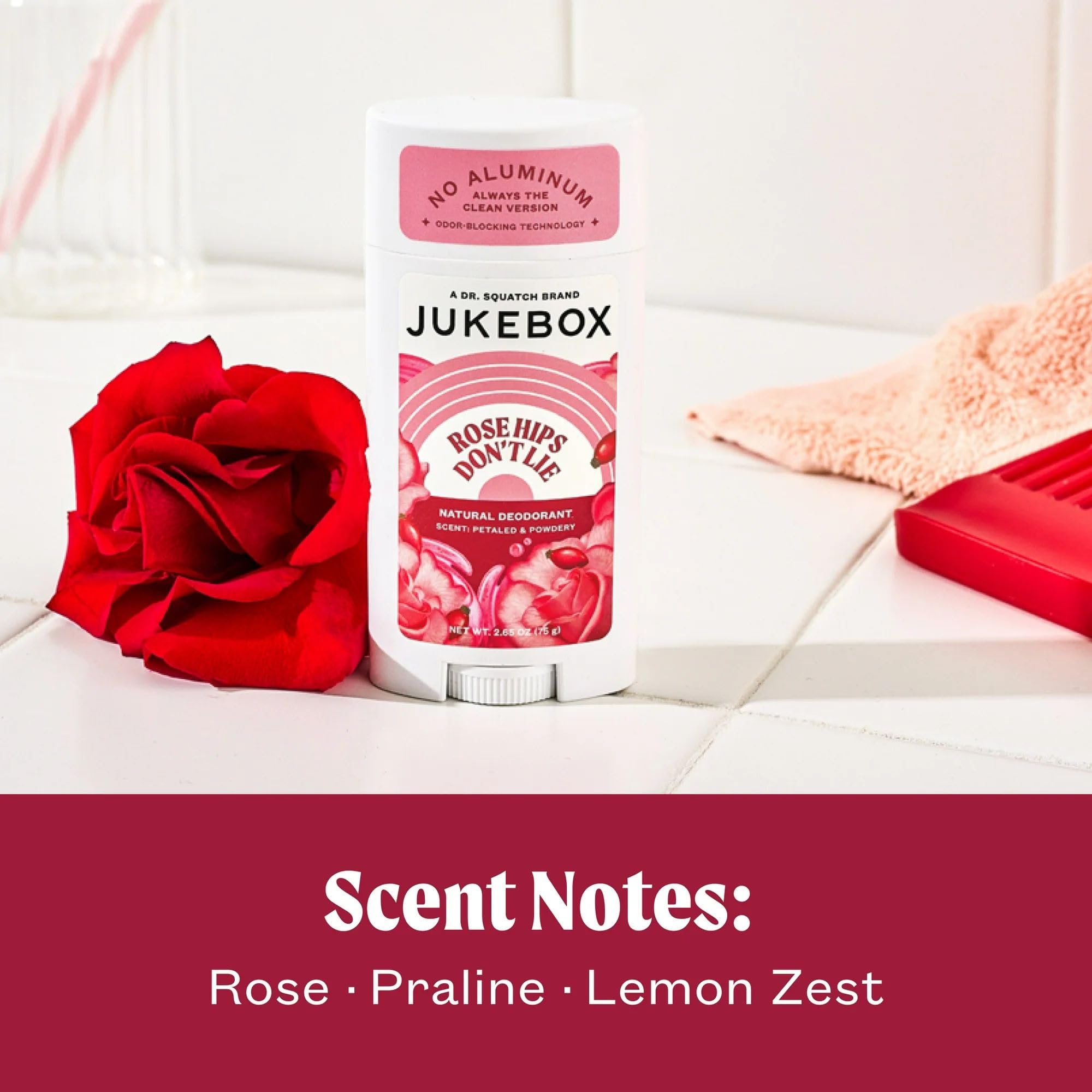 JUKEBOX desodorante natural para mujeres, textura cremosa, aplicación suave.
