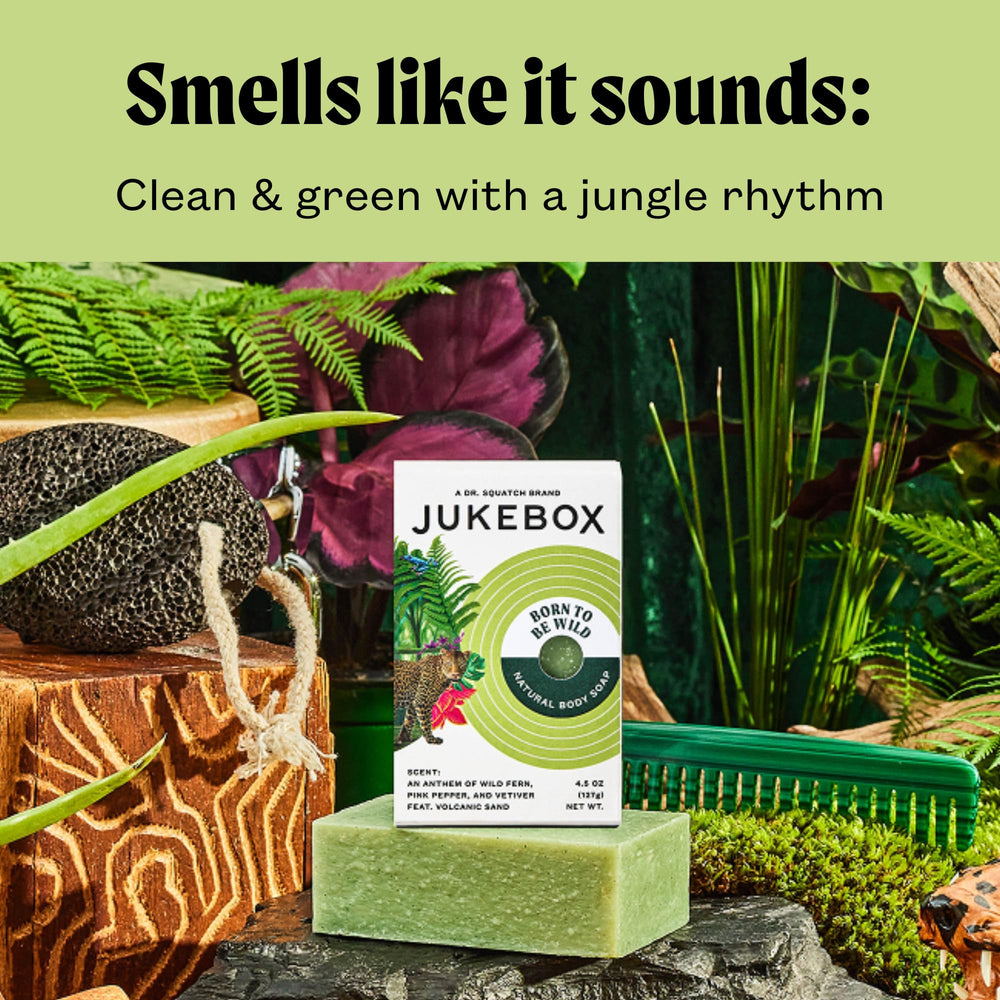 JUKEBOX aceites naturales para una limpieza delicada.