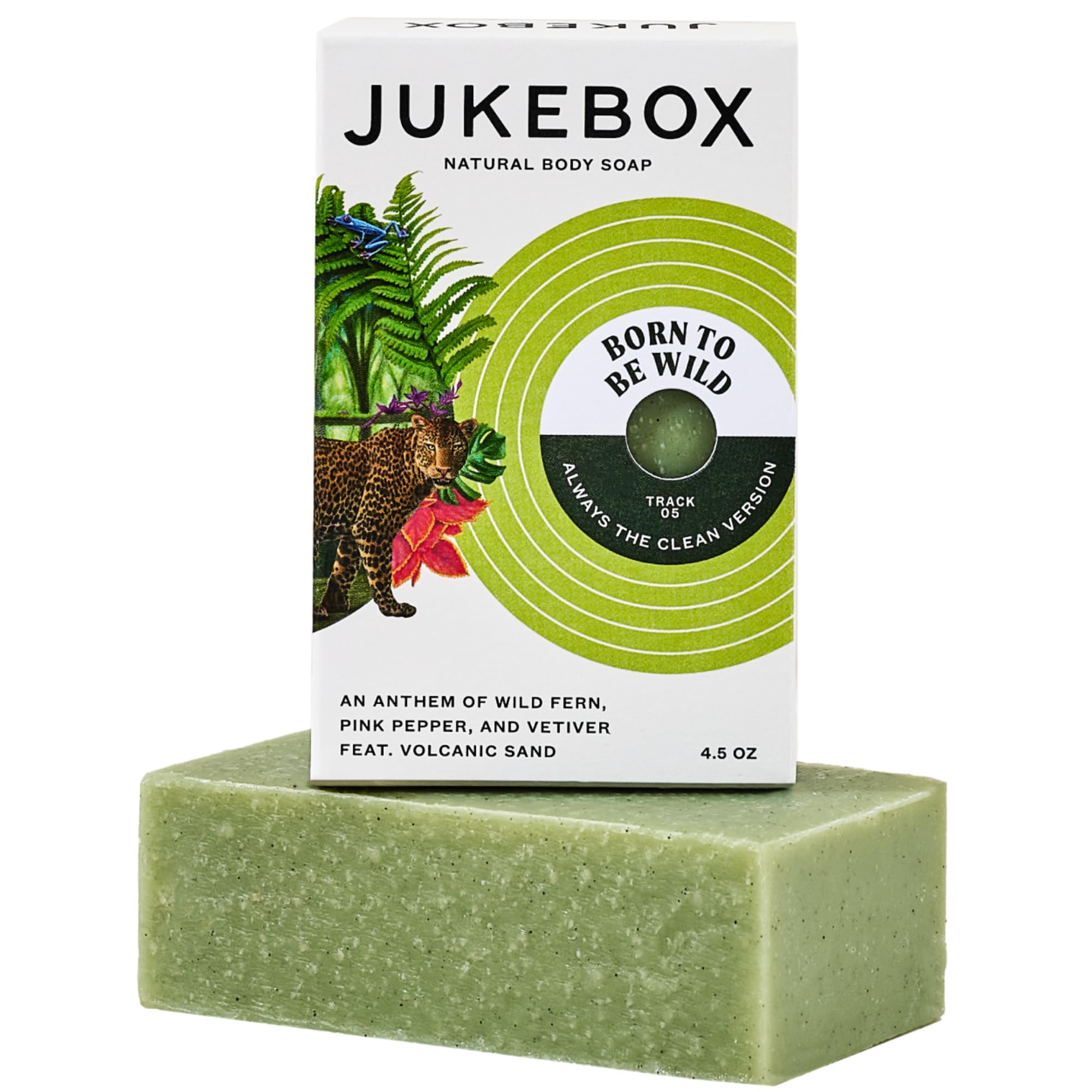 JUKEBOX barra natural para piel suave y limpia.