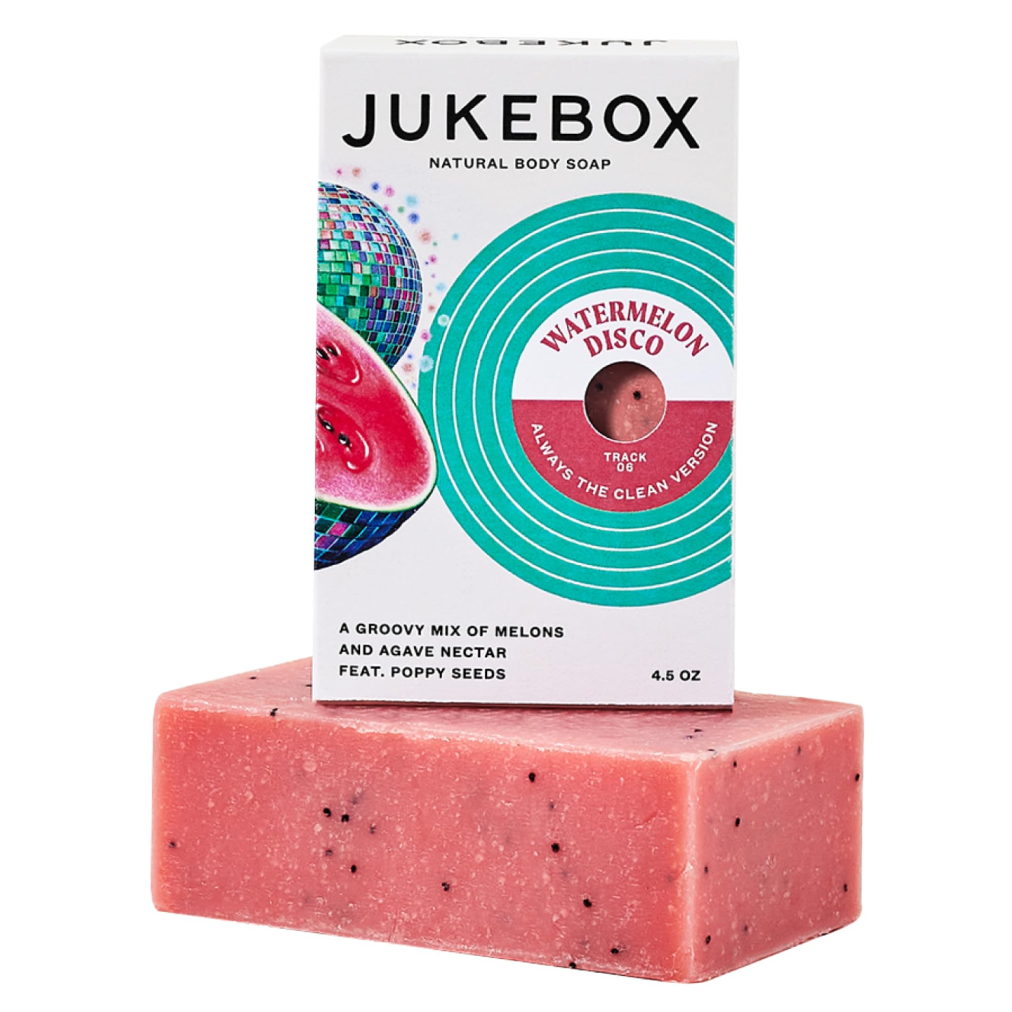 JUKEBOX Watermelon Disco: barra aromática para ducha revitalizante.