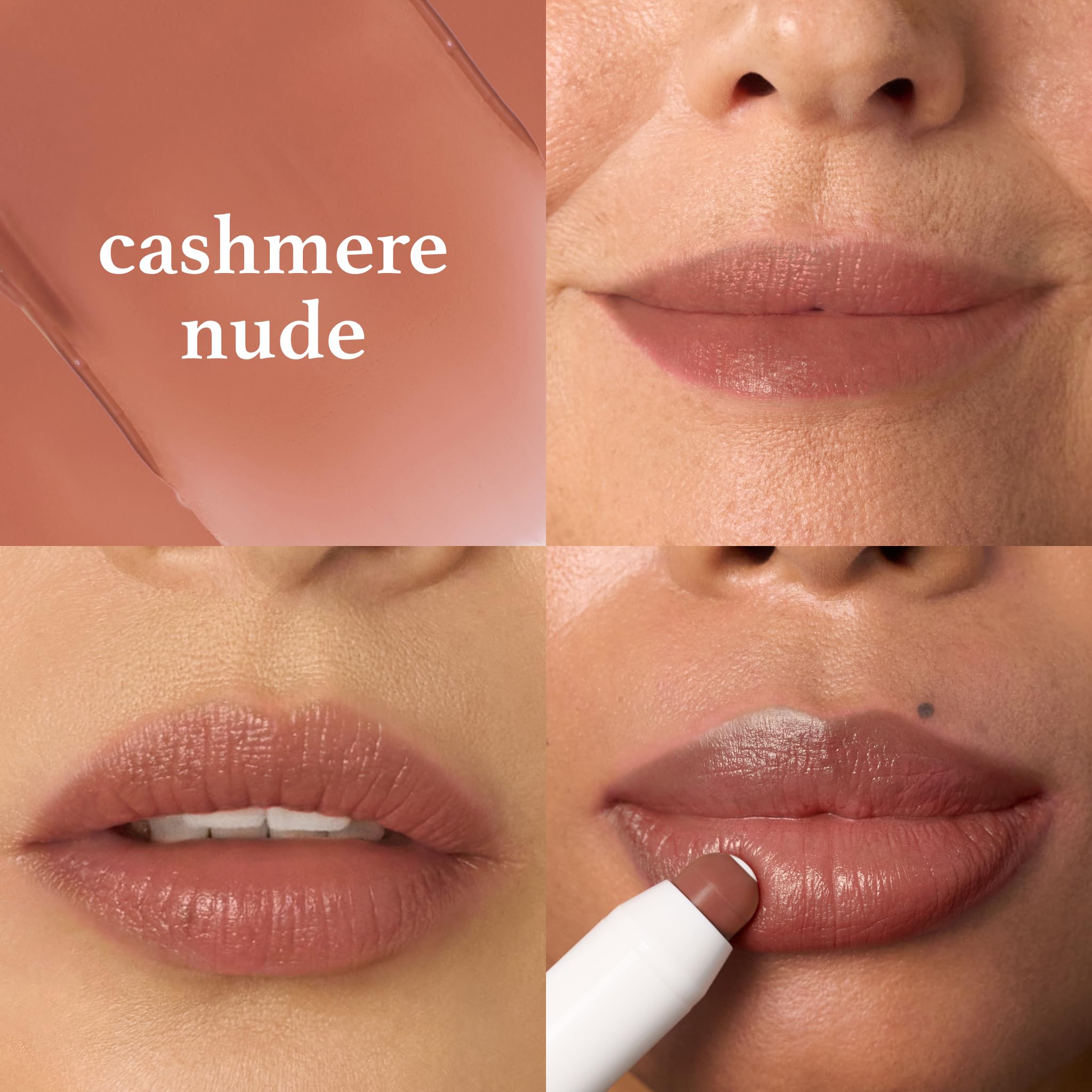 Textura hidratante de Julep Cashmere Nude para labios