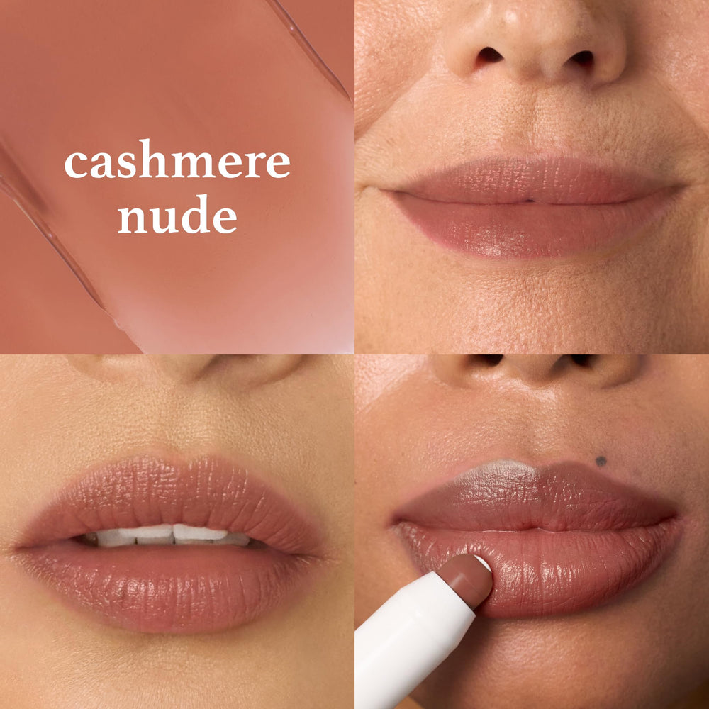 Textura hidratante de Julep Cashmere Nude para labios