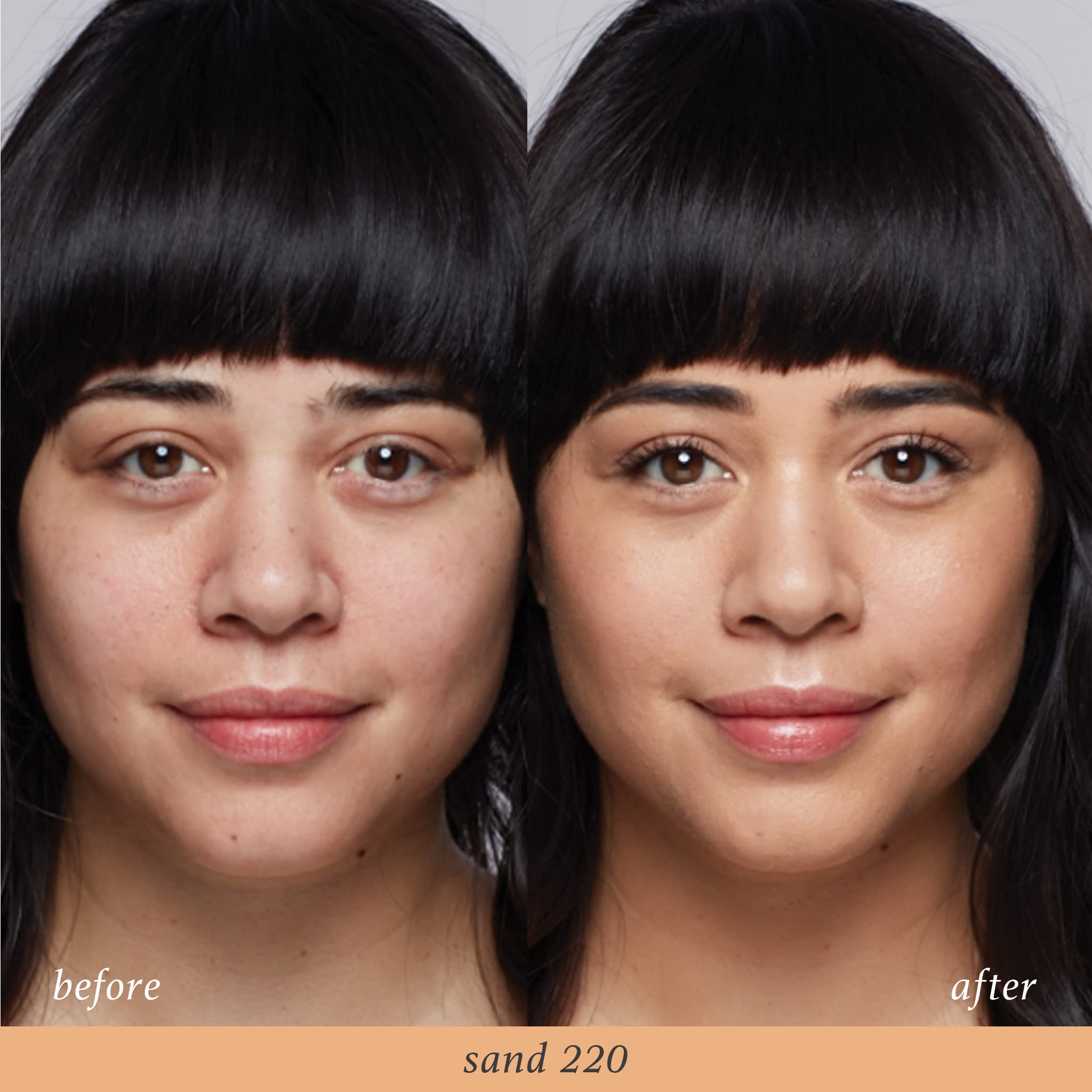 Julep Cushion Complexion con acabado demi-matte y cobertura natural visibles.