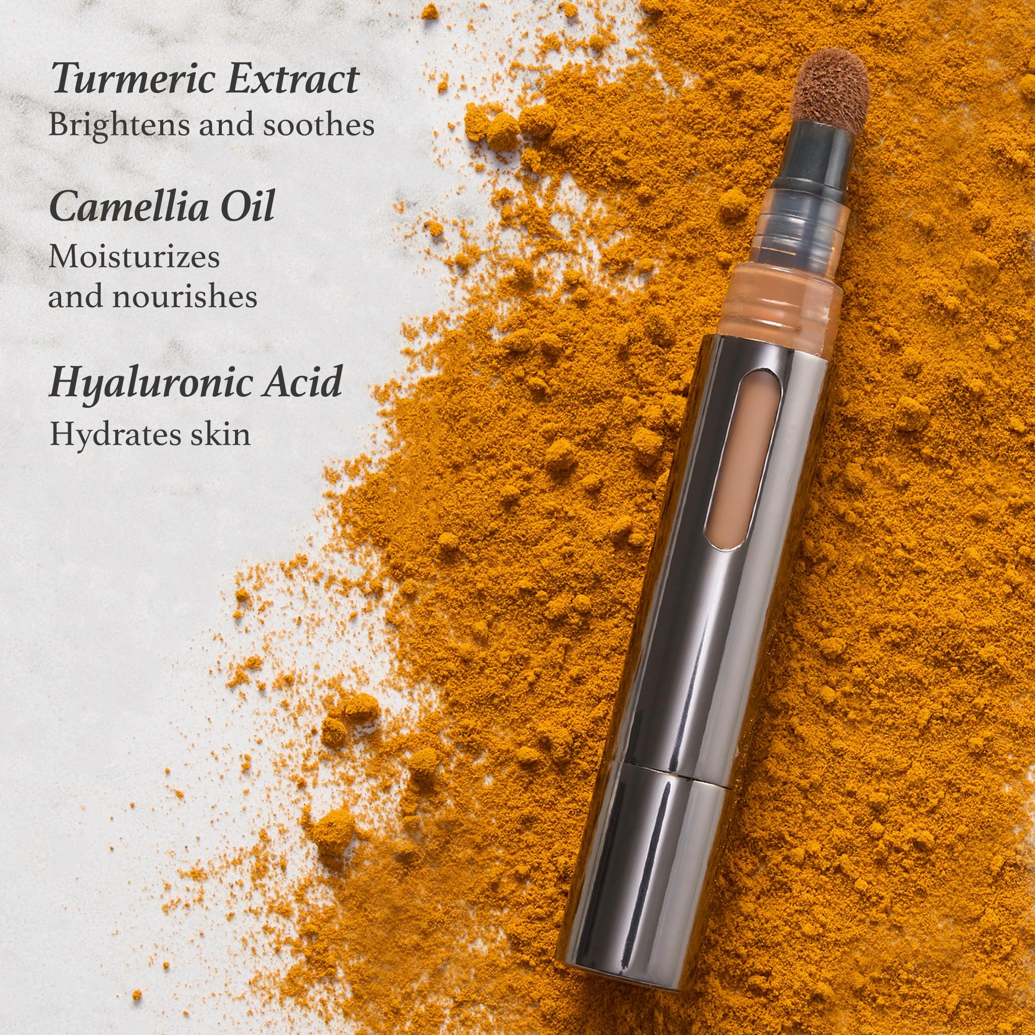 Julep Cushion Complexion incluye aceite de semilla de camelia para nutrición.