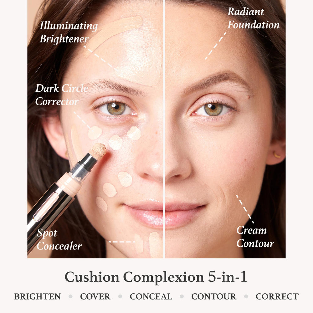 Julep Cushion Complexion destaca extracto de cúrcuma para posible luminosidad.