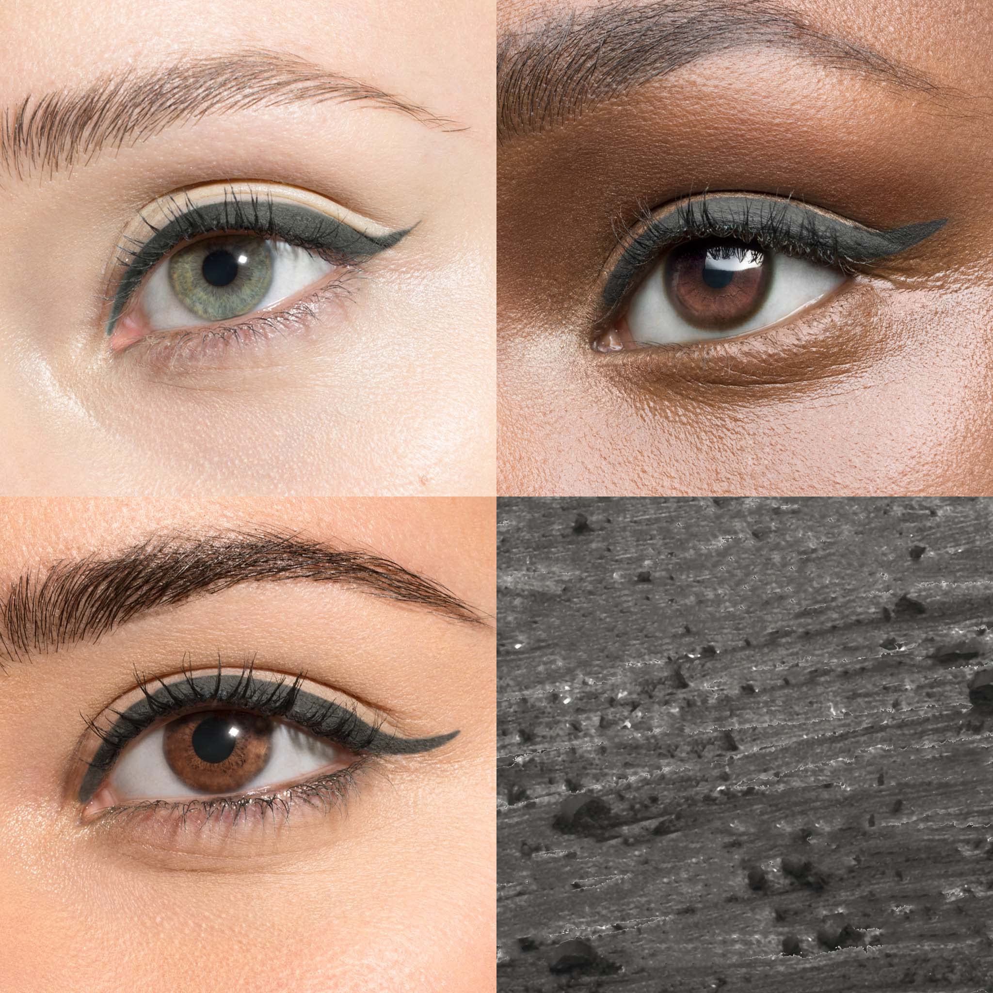 Delineador gel Julep Sage Grey: punta precisa para líneas definidas.