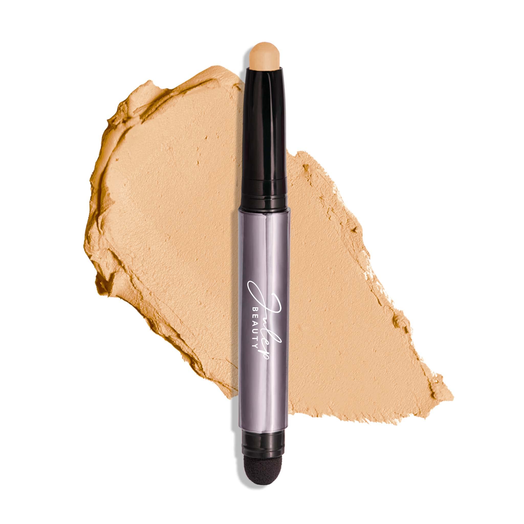 Julep Eyeshadow 101 Vanilla Matte: aplicación suave y uniforme.