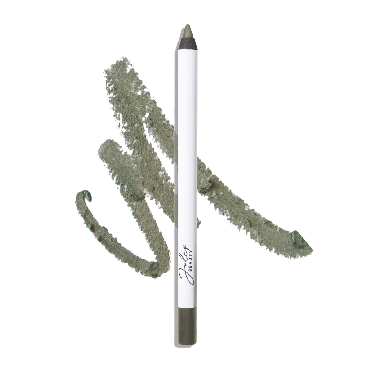 Lápiz Julep verde cristal marino mate desliza suave para delineado preciso