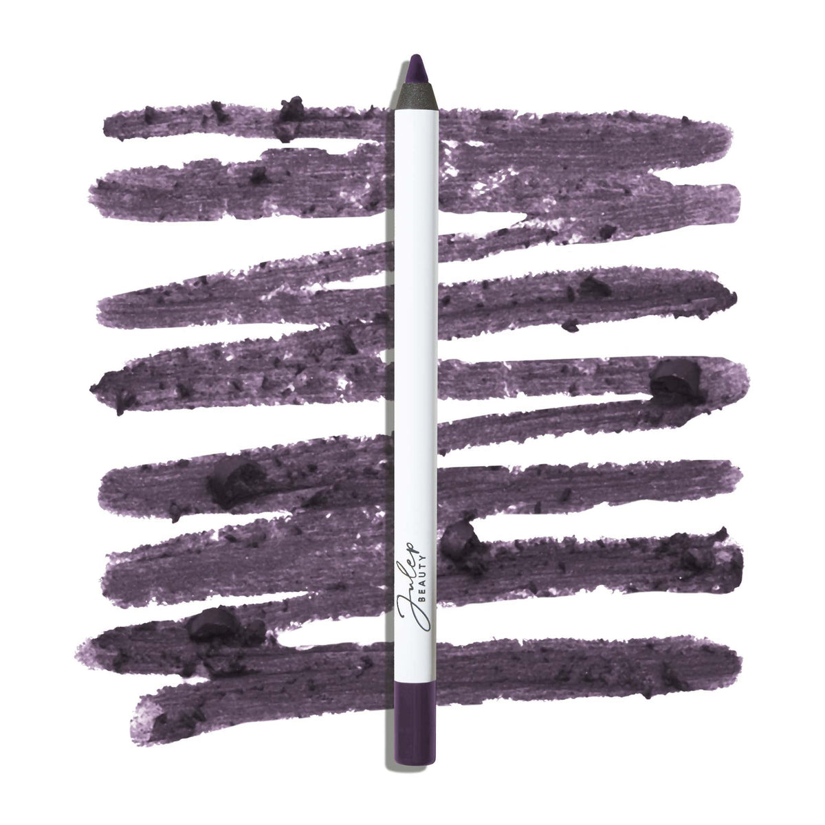 Lápiz gel Julep Púrpura Ahumado para uso diario con color duradero.