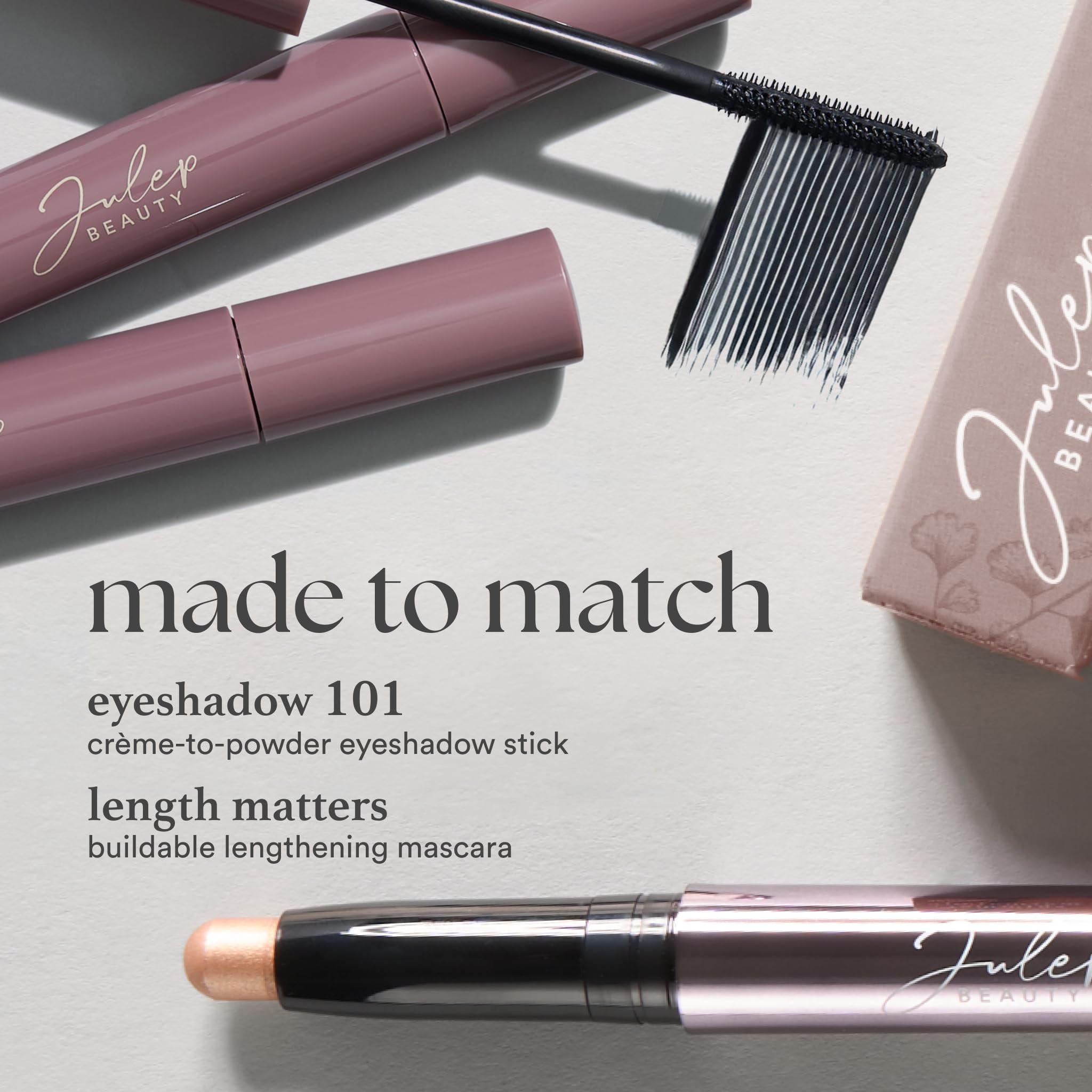 Sombra de ojos Julep 101 acabado luminoso para ojos definidos.