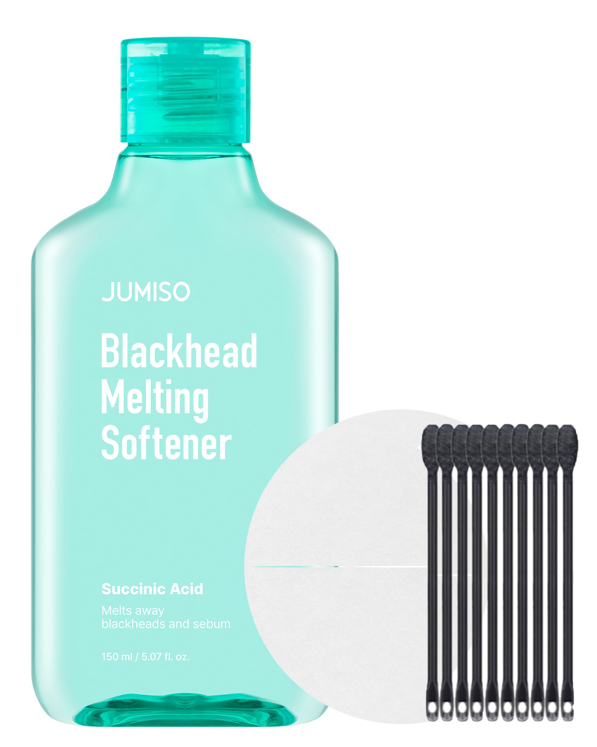 JUMISO kit derritor puntos negros: botella con solución suave para poros.