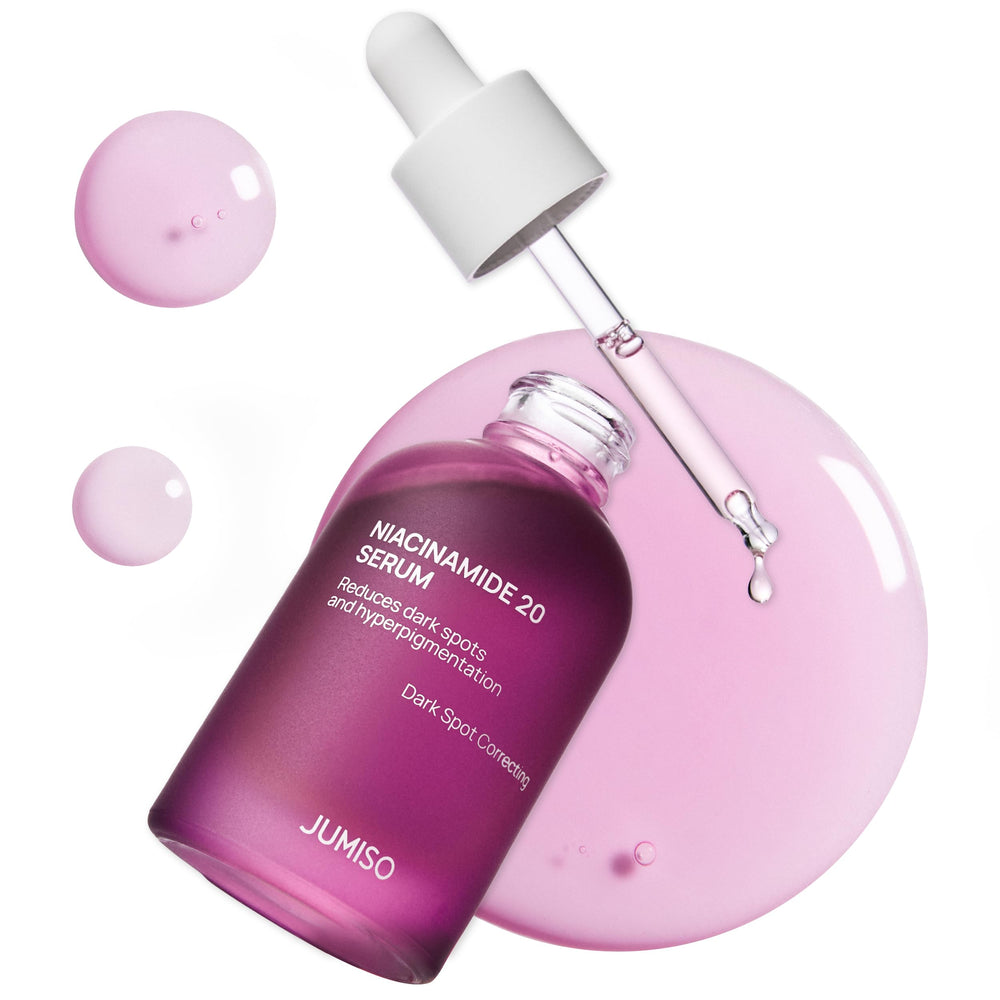 JUMISO Niacinamide 20% sérum pour teinte uniforme et éclat du teint.