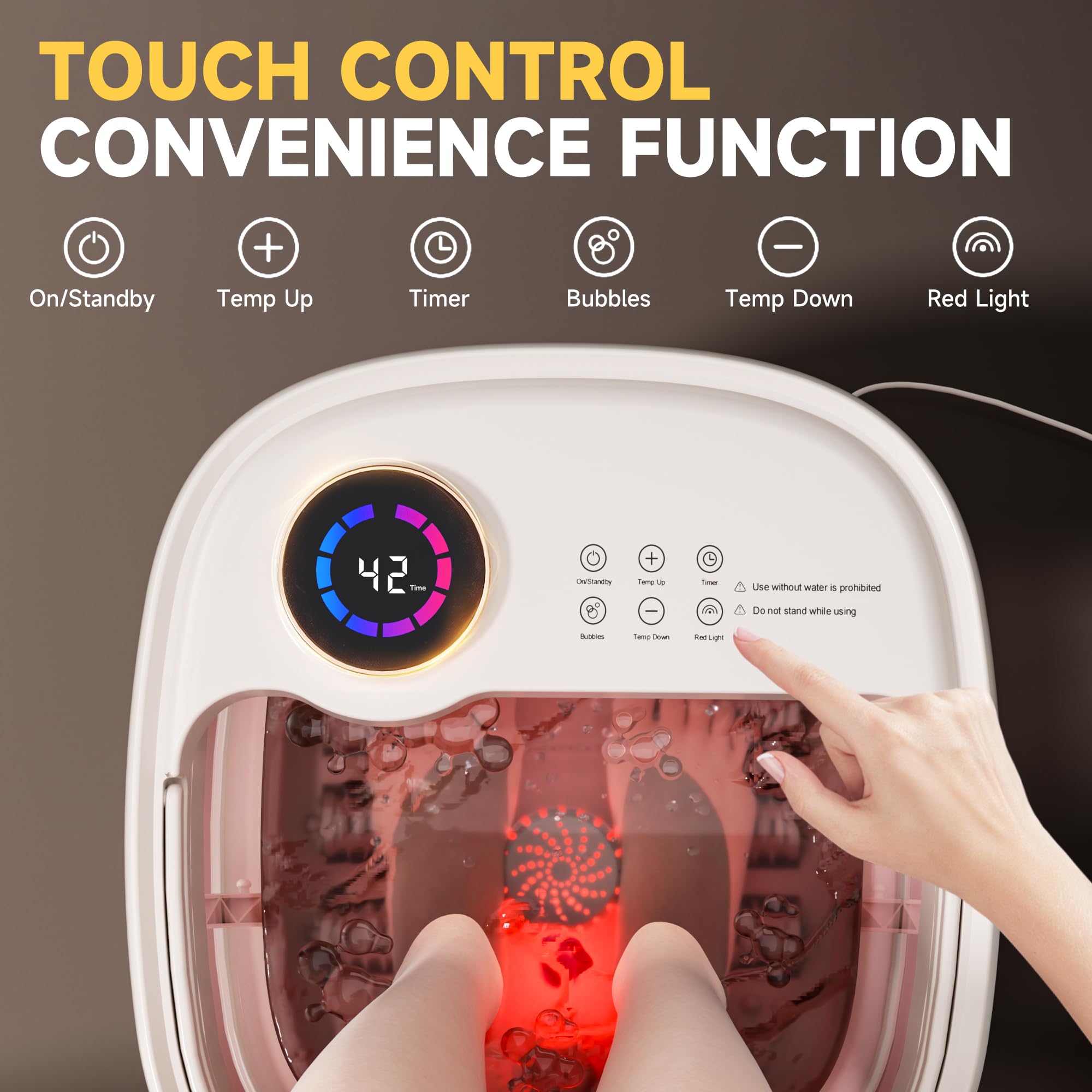 Junatuqiu control de temperatura y mando para uso cómodo