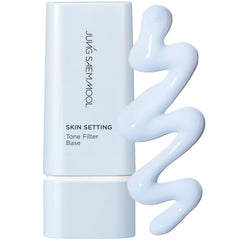 JUNG SAEM MOOL base de tono para la piel en botella azul neutraliza subtonos amarillos.