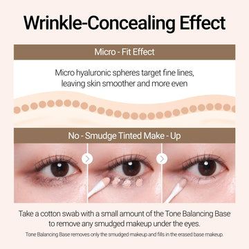 Jung Saem Mool Skin Setting Tone Balancing Base logra piel natural y tono equilibrado.