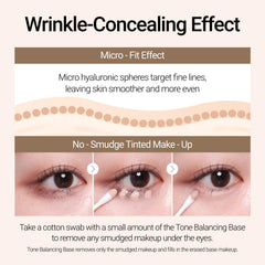 Jung Saem Mool Skin Setting Tone Balancing Base logra piel natural y tono equilibrado.