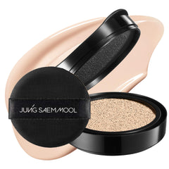 Jung Saem Mool Essential Skin Nuder Cushion compact closed delivers a premium natural finish.