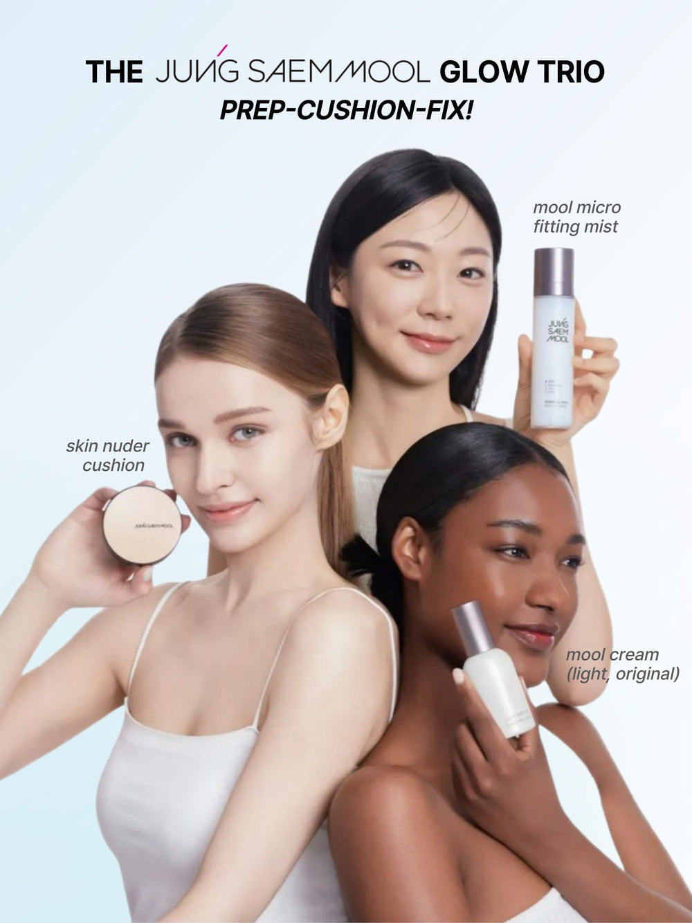 Jung Saem Mool cushion suits dry and sensitive skin.