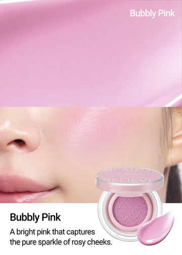 JUNG SAEM MOOL Artist Cushion Blush textura liviana con acabado natural radiante