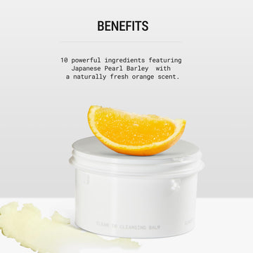 JADE Clean10 ingredientes limpios, cebada perlada japonesa y vitamina E