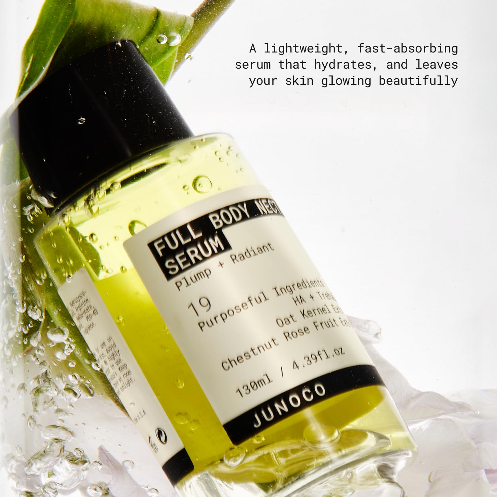 Textura gel refrescante de JUNO & CO. para el cuerpo.