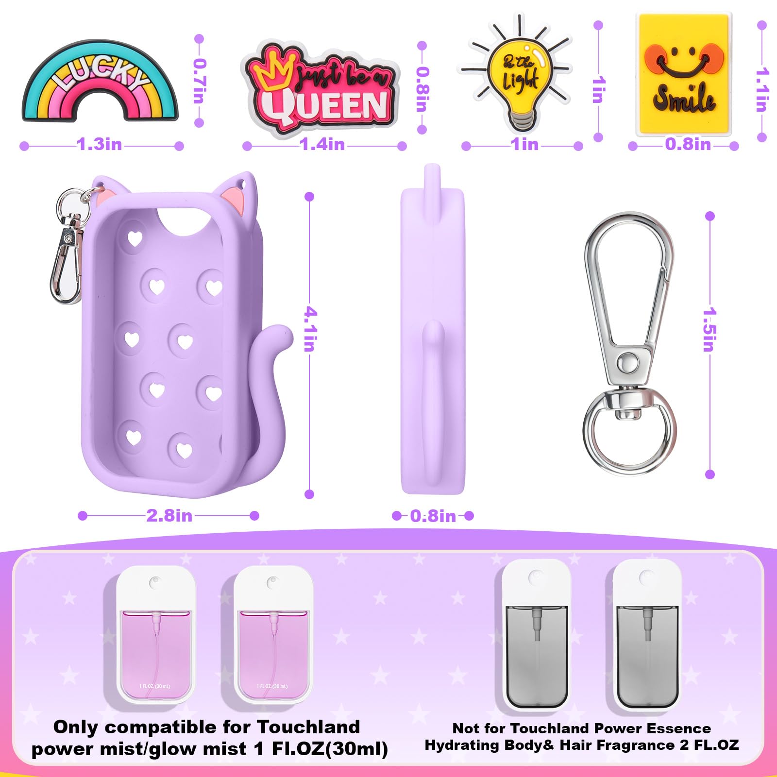 Accesorio llavero de Juome para Touchland, fácil de llevar a diario.