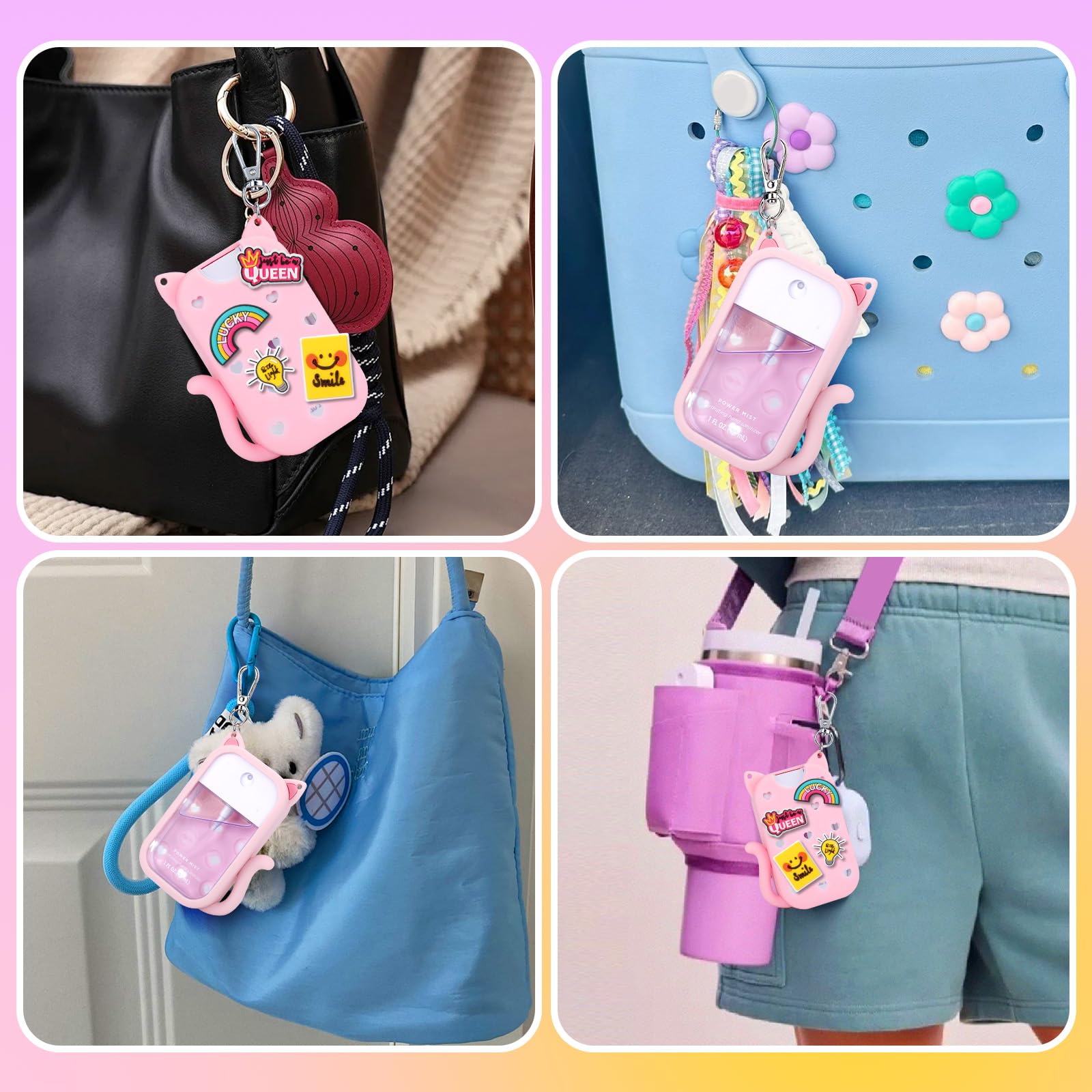 Diseño rosa Juome para Touchland: estilo moderno y protección en una funda.