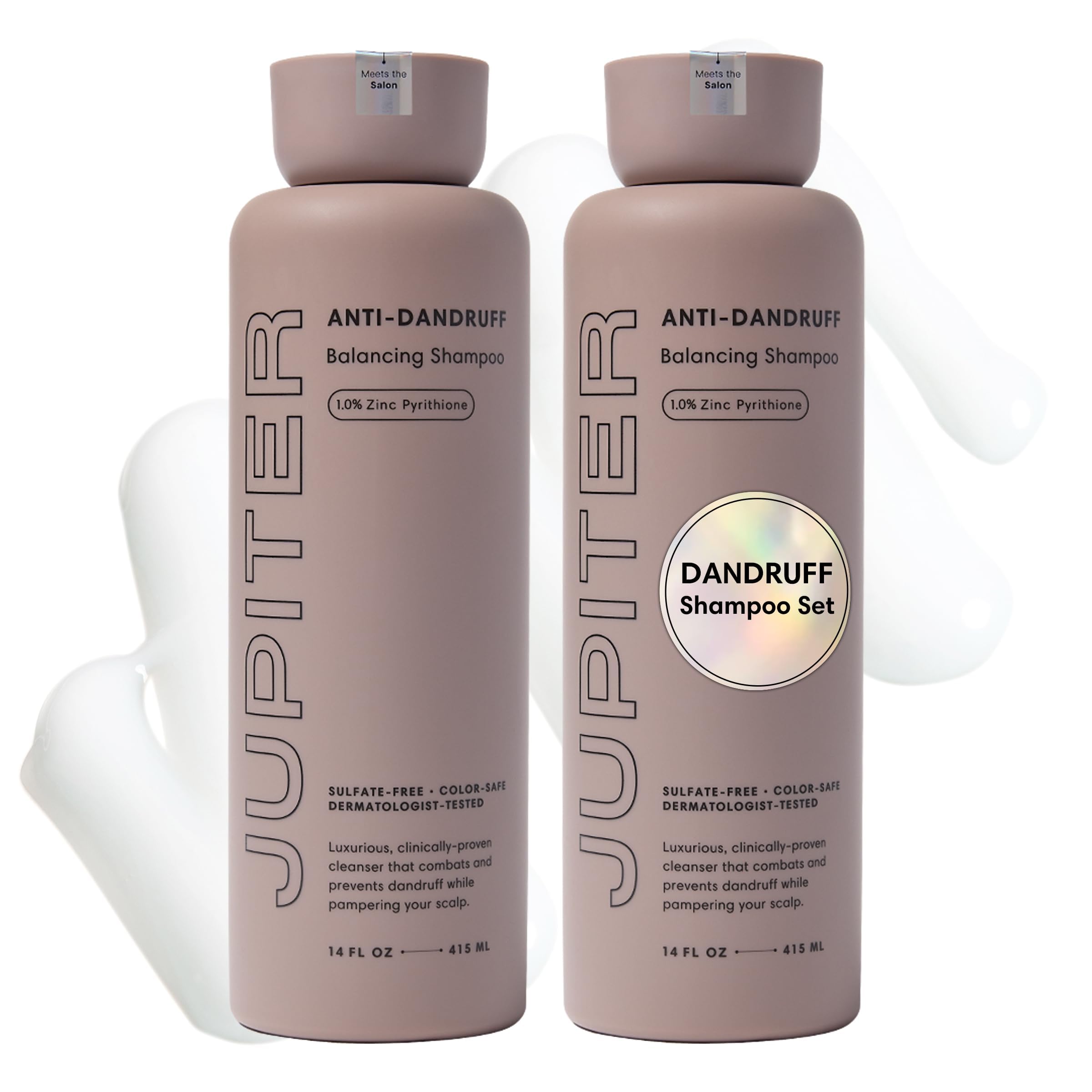 Jupiter Anticaspa champú botella vertido para control de caspa