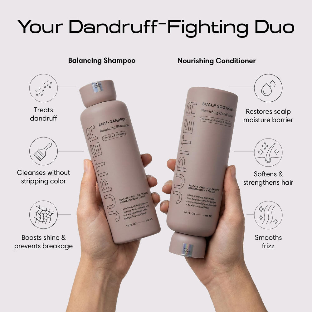 Après-shampoing Jupiter nourrissant pour cheveux plus doux et démêlage facilité.