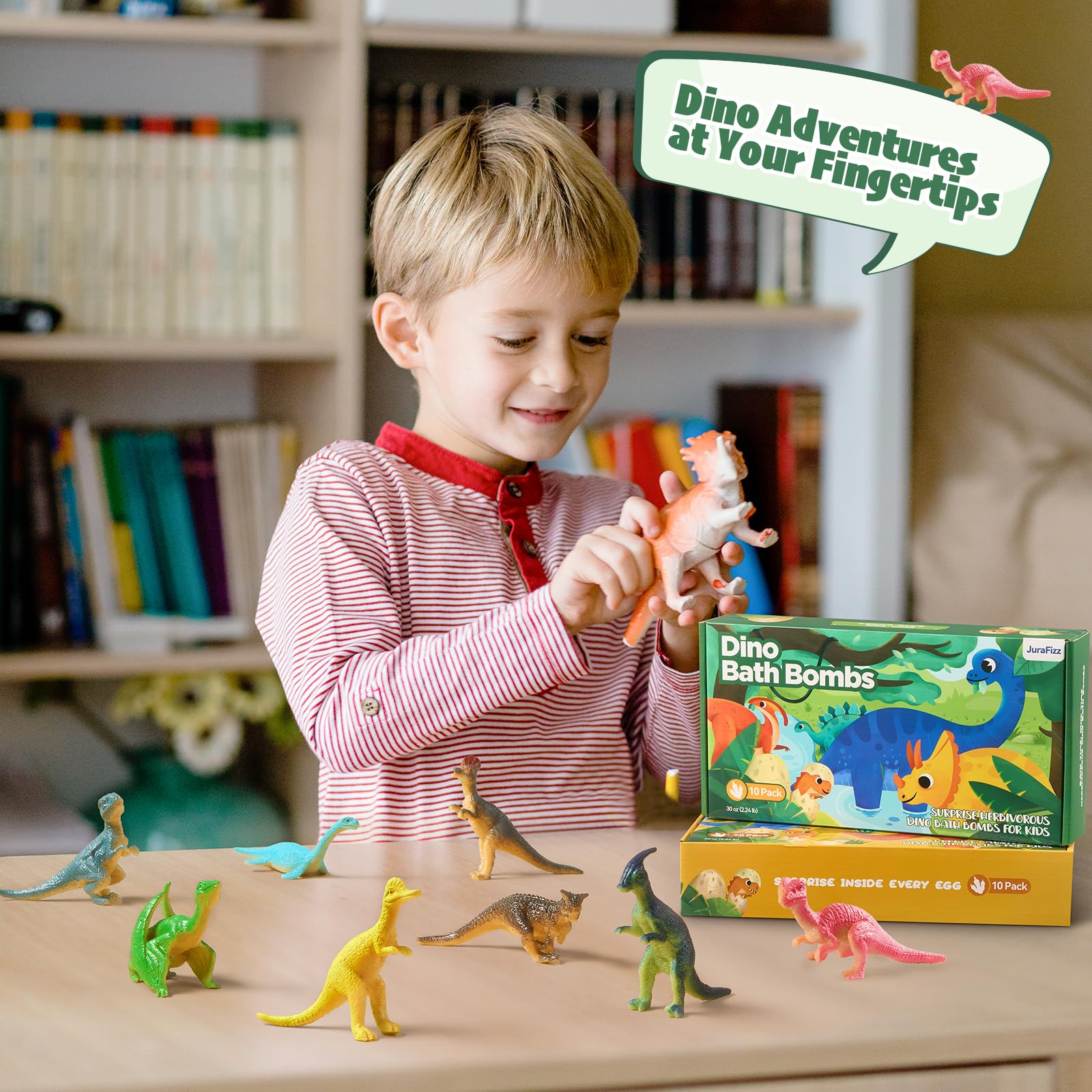 JuraFizz Aventura Dino: hora del baño más divertida para niños
