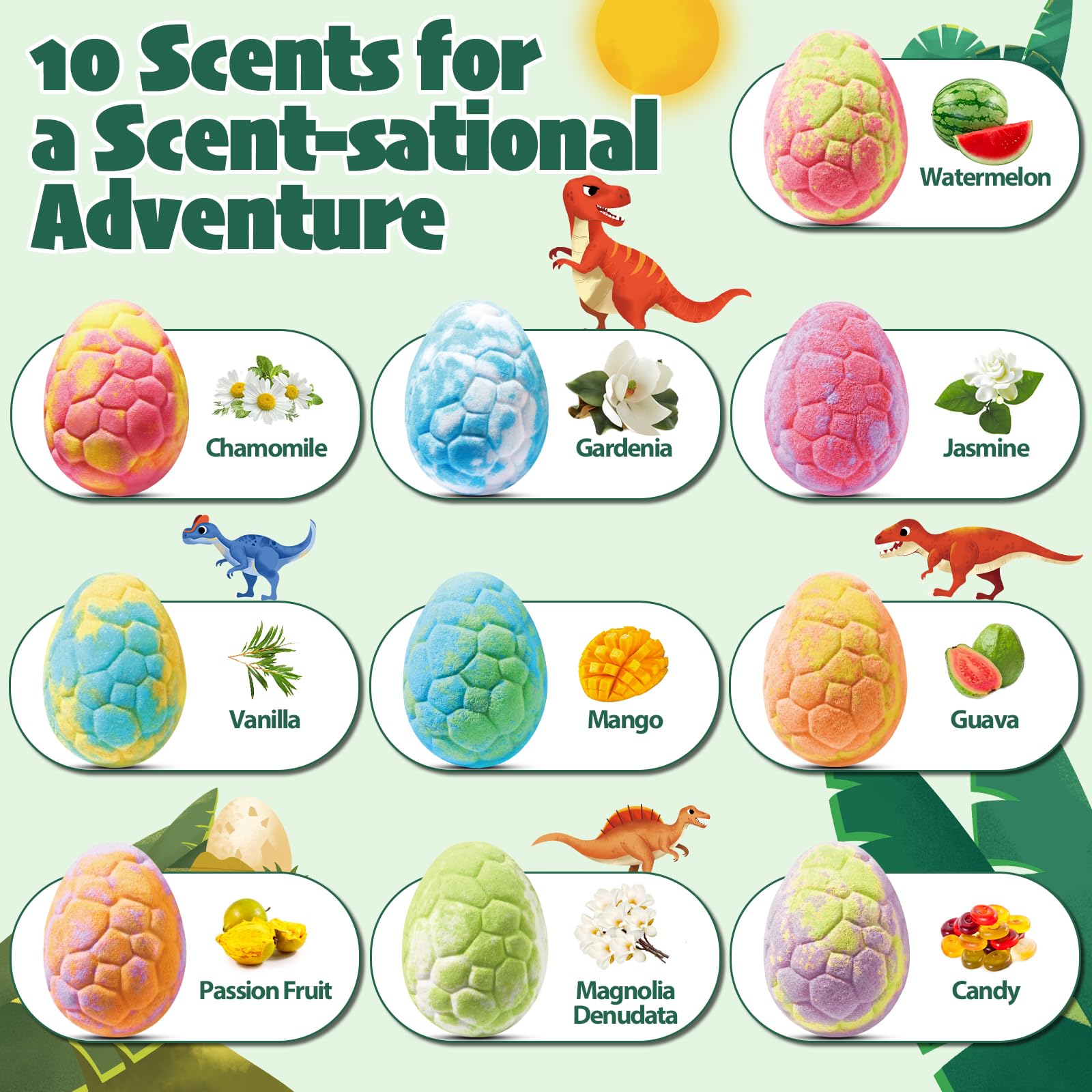 Jurafizz regalo-dino-ninos: regalo ideal para amantes de dinosaurios y fiestas.