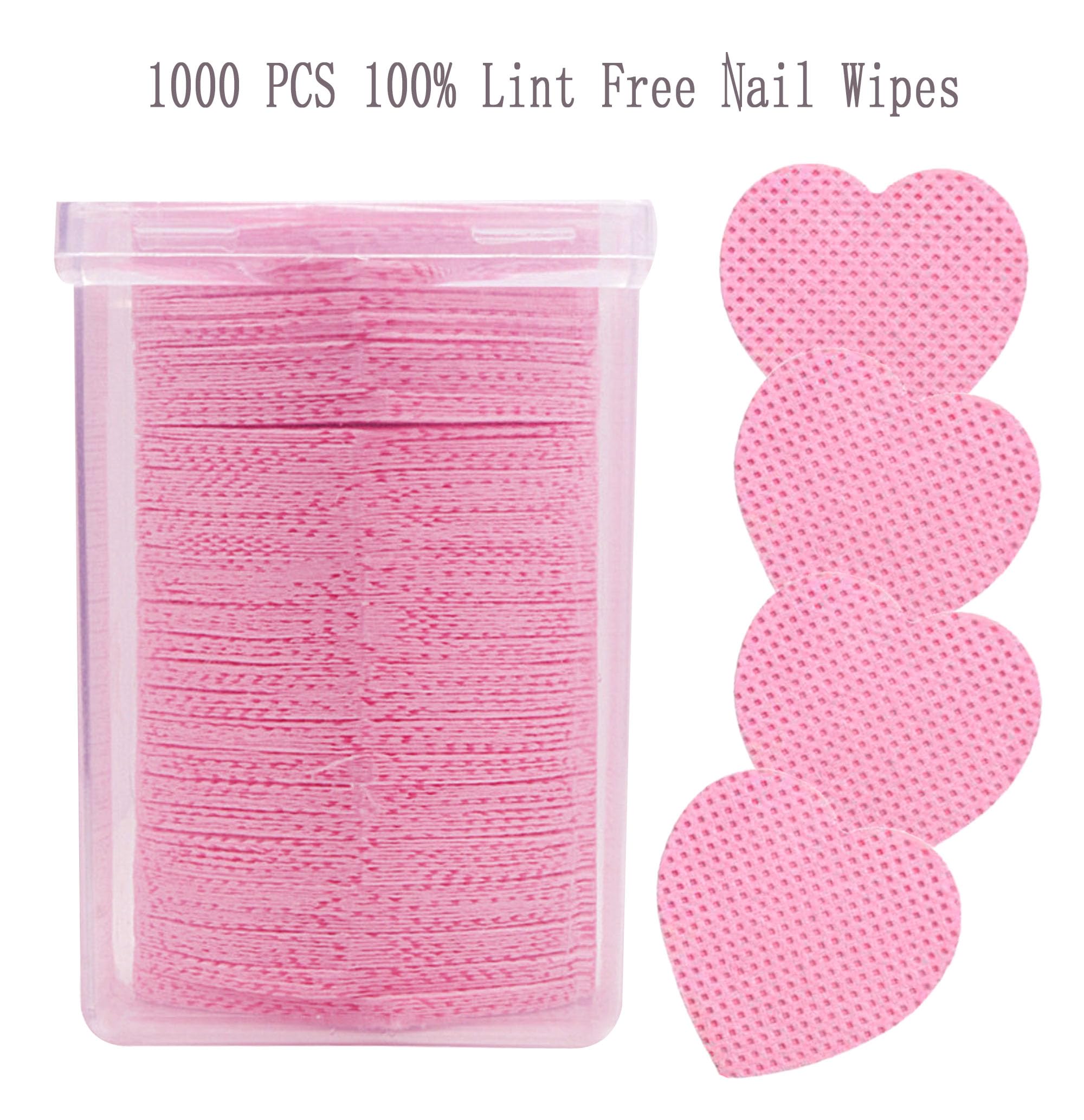 Toallitas Jusbuya textura suave y absorbente, eliminan esmalte con facilidad.