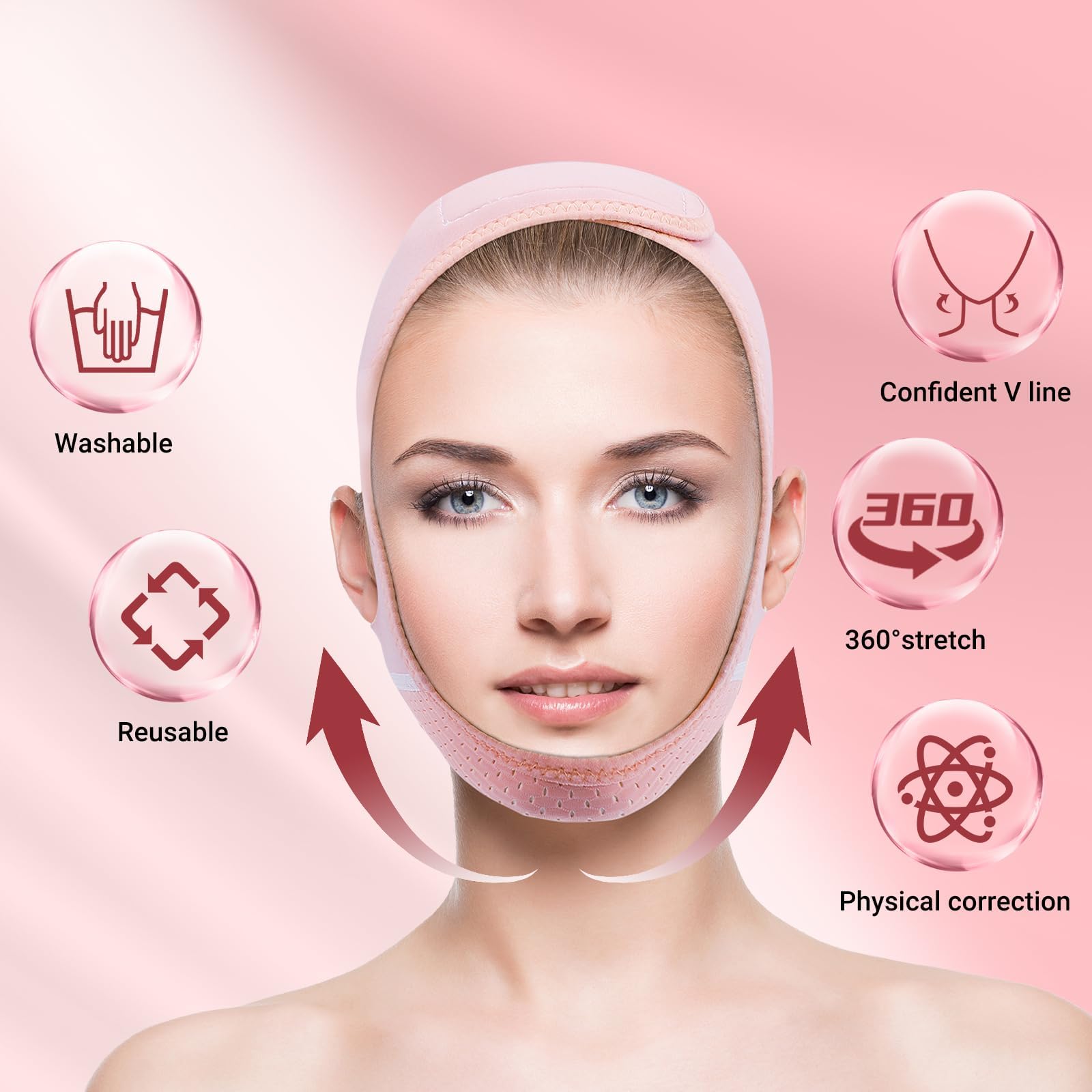 Juskaa levantamiento facial define líneas y contorno mandibular.