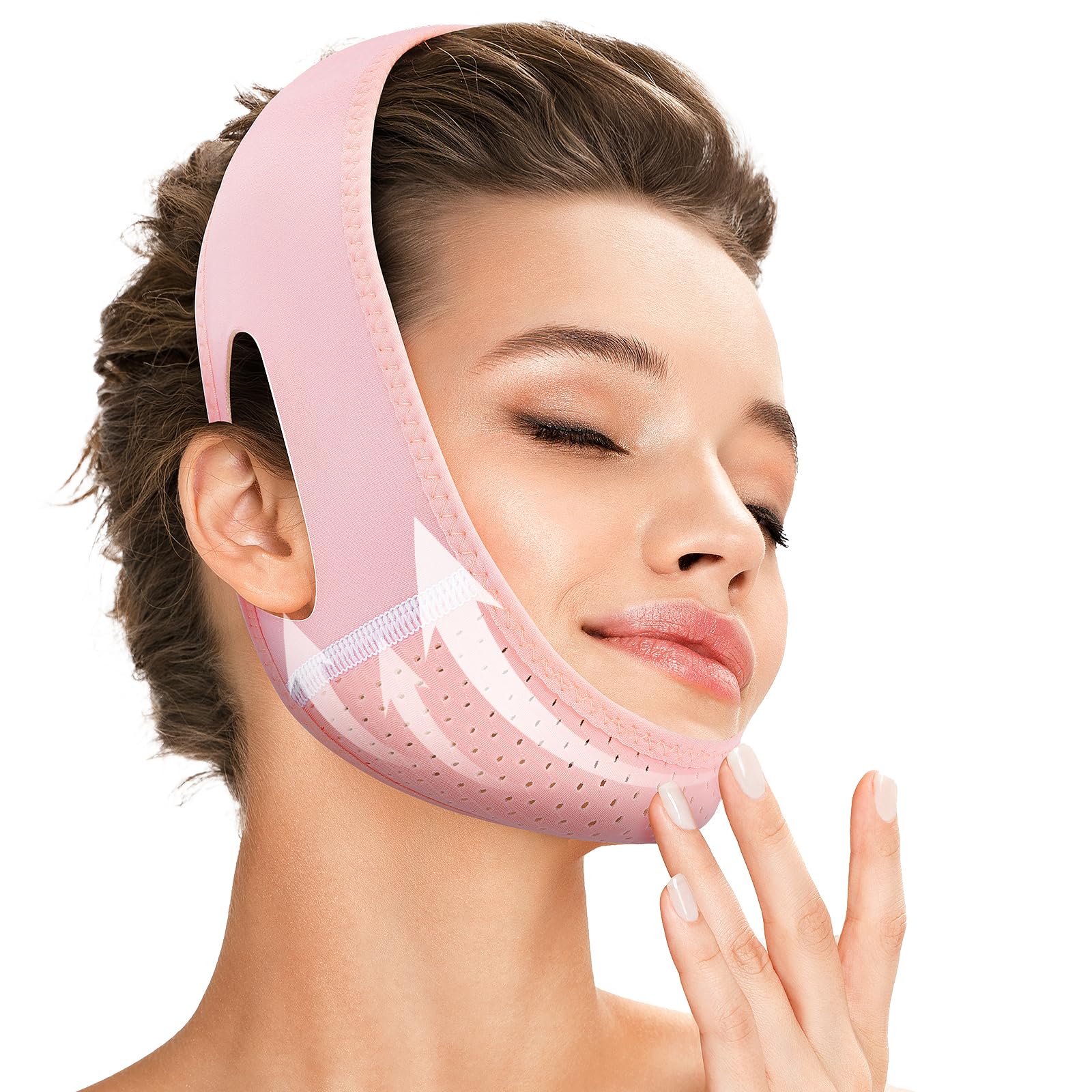 Juskaa mascarilla para linea en V, definición facial y contorno firme.