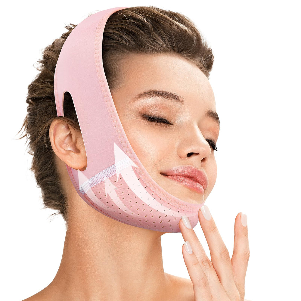 Juskaa mascarilla para linea en V, definición facial y contorno firme.