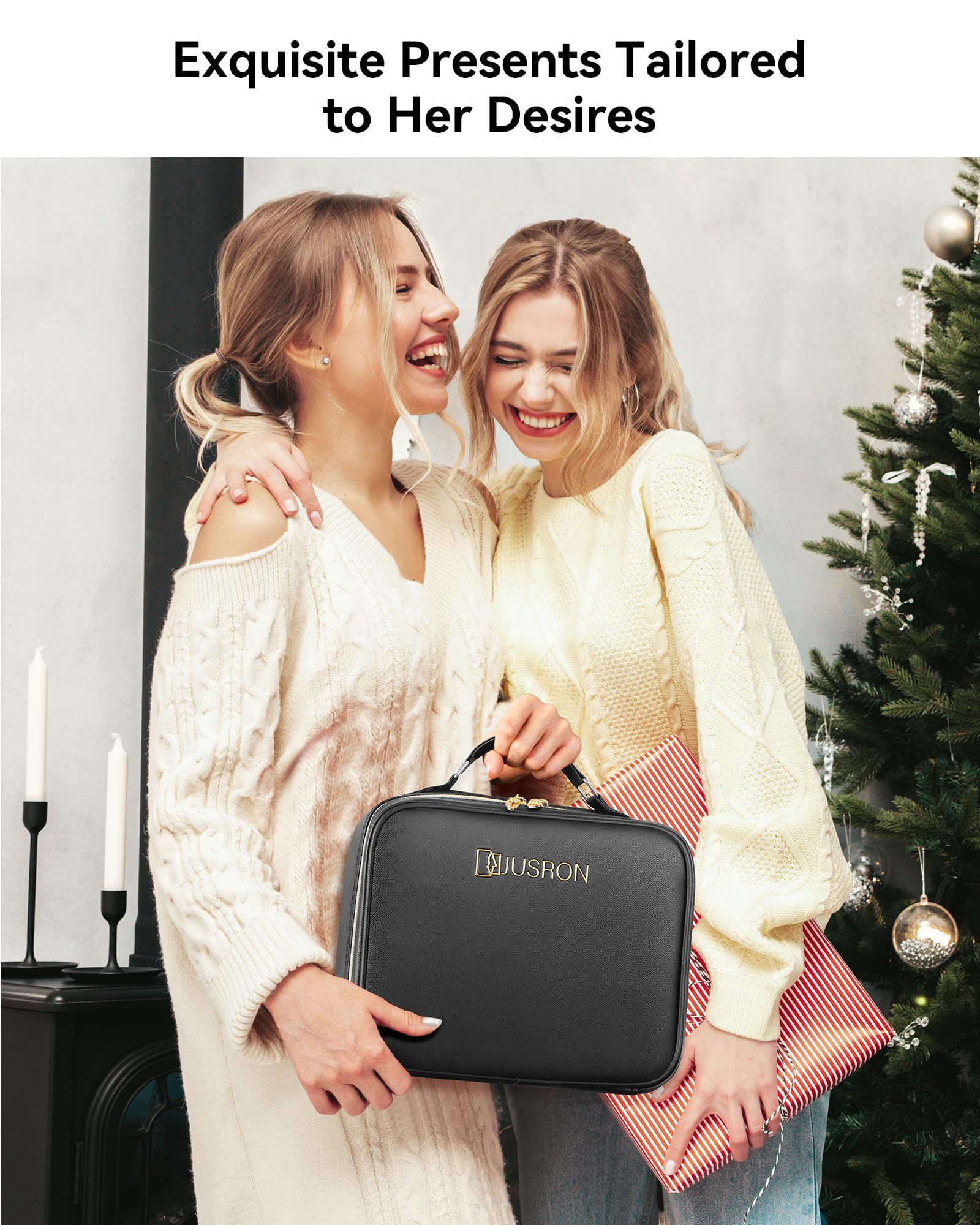 JUSRON bolsa para brochas espaciosa y fácil de limpiar
