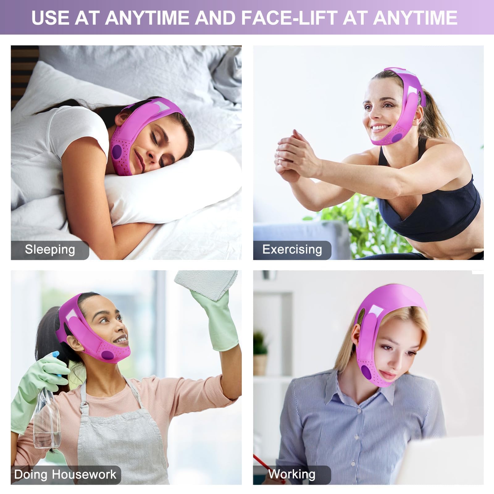 JUSRON V-Line Mask resultados naturales con uso constante