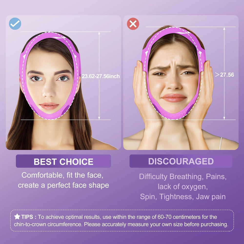 JUSRON V-Line Mask silicona suave y segura para piel sensible