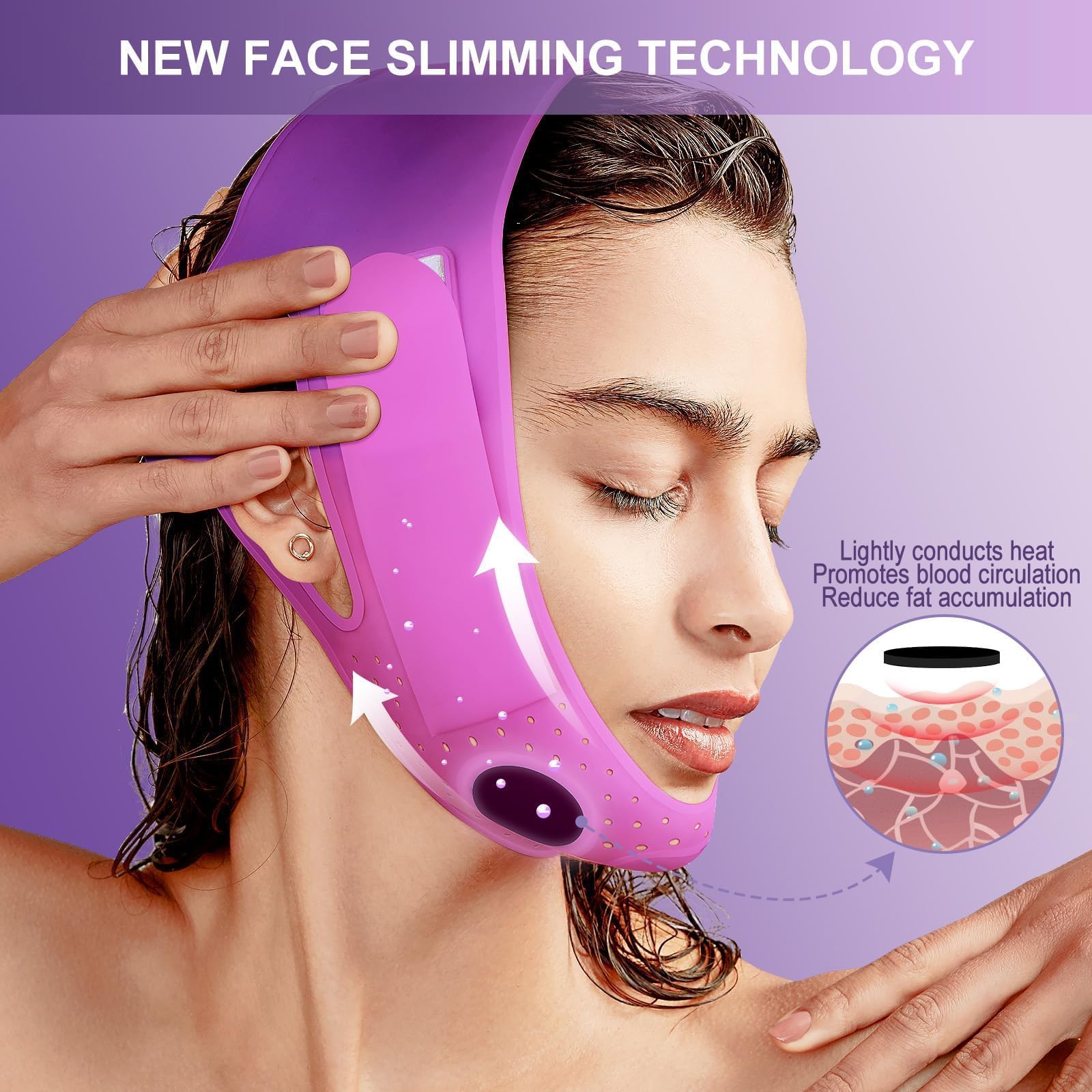 JUSRON V-Line Mask uso nocturno, confort durante horas