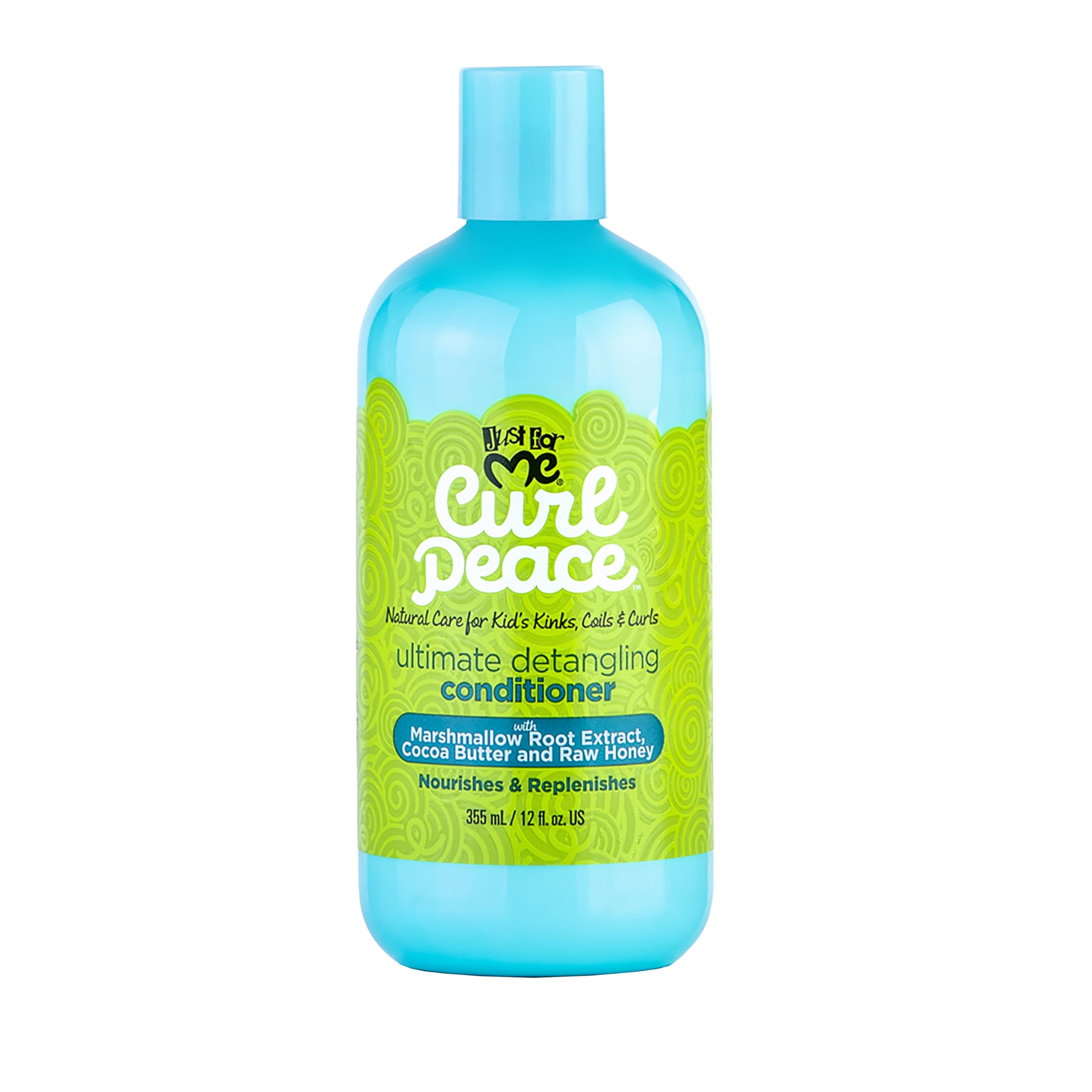 Just For Me Curl Peace, botella desenredante, facilita desenredado suave de rizos.
