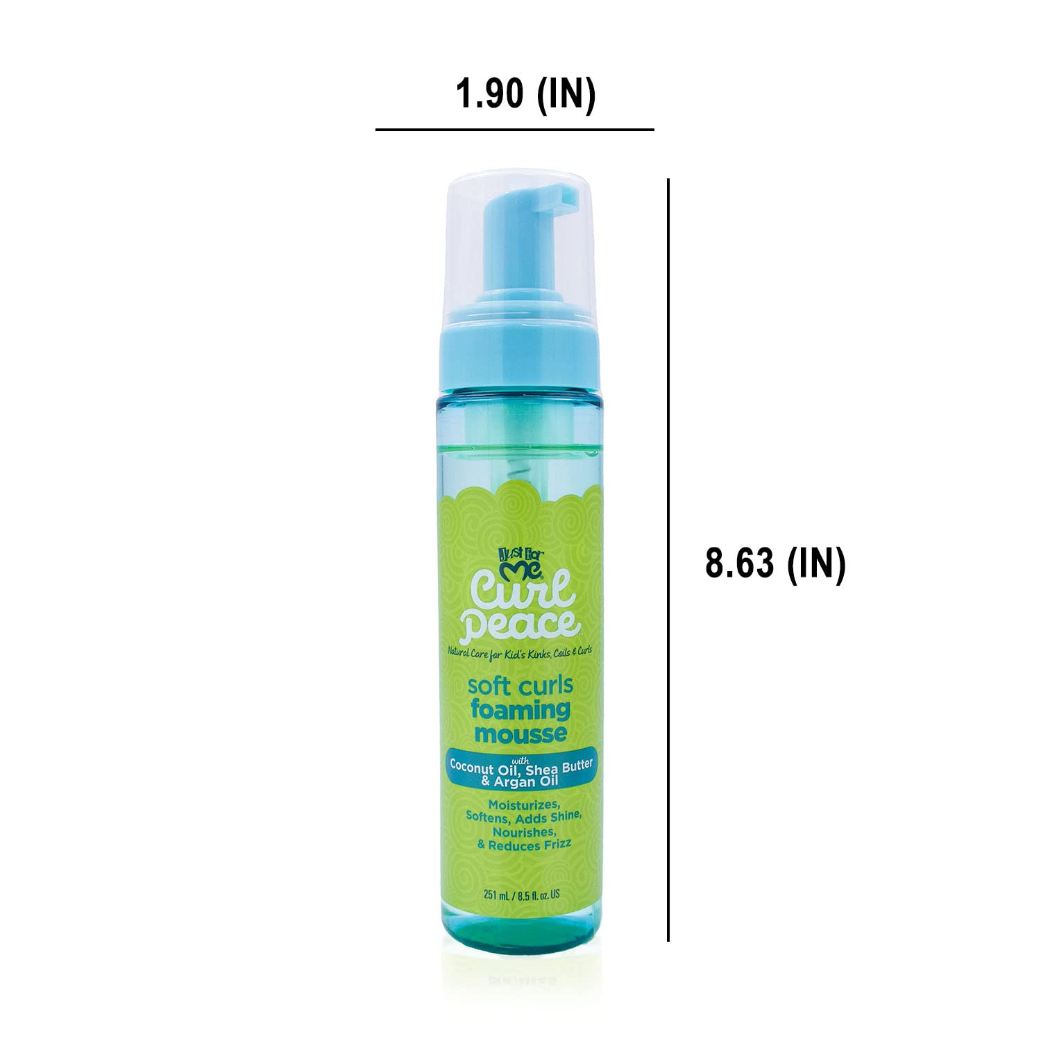 Just For Me Curl Peace: definición natural con brillo suave