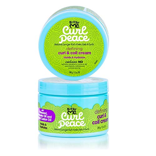 Just For Me Curl Peace, cuero cabelludo nutrido y cabello suave y flexible.