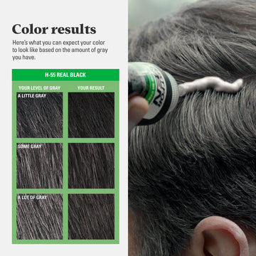 Just for Men Champú Coloración: aplicación en 5 minutos para resultados rápidos.