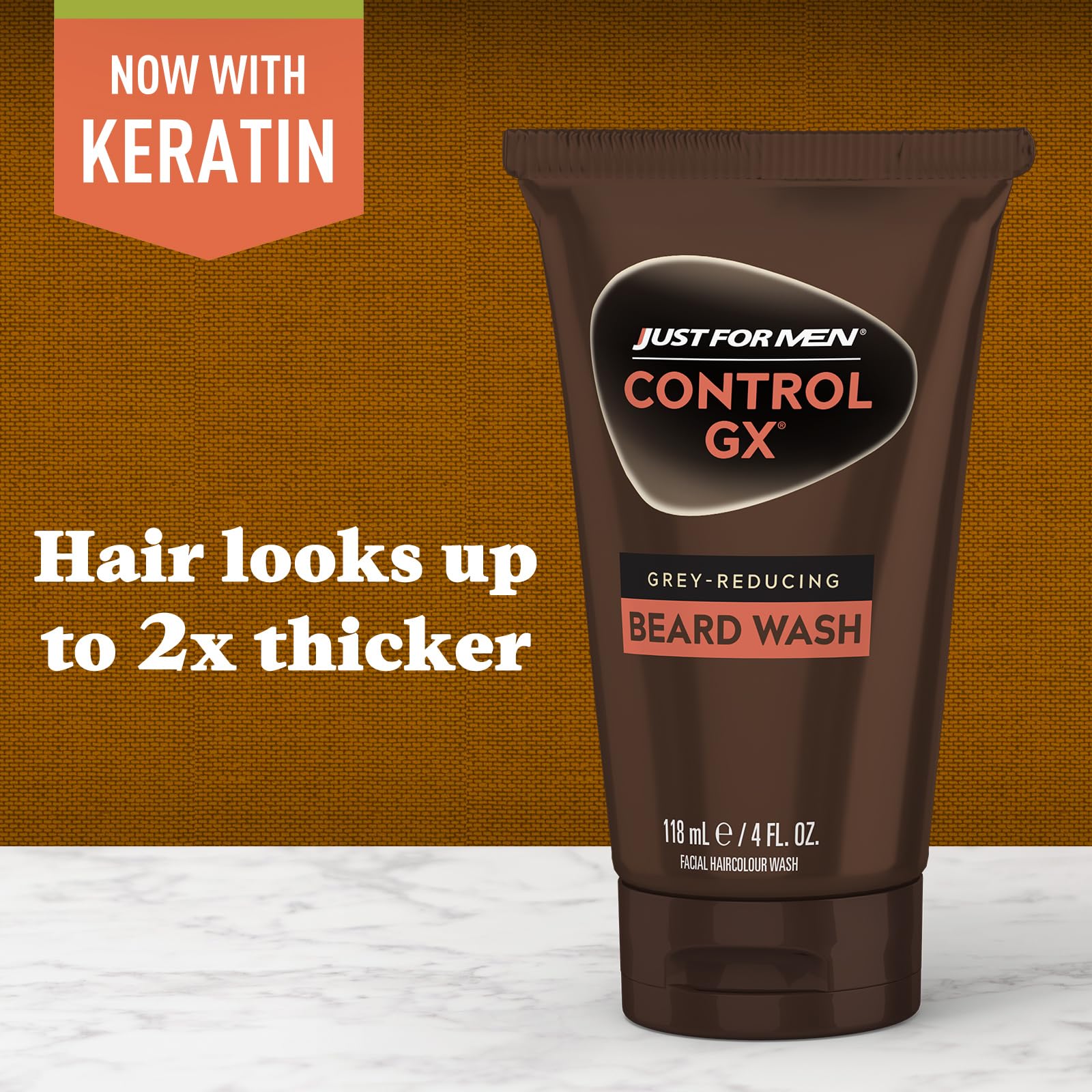 Just for Men Control GX keratina fortalece la barba