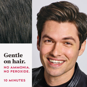 Just For Men Easy Comb-In Color color premezclado sin mezcla, uso sencillo.